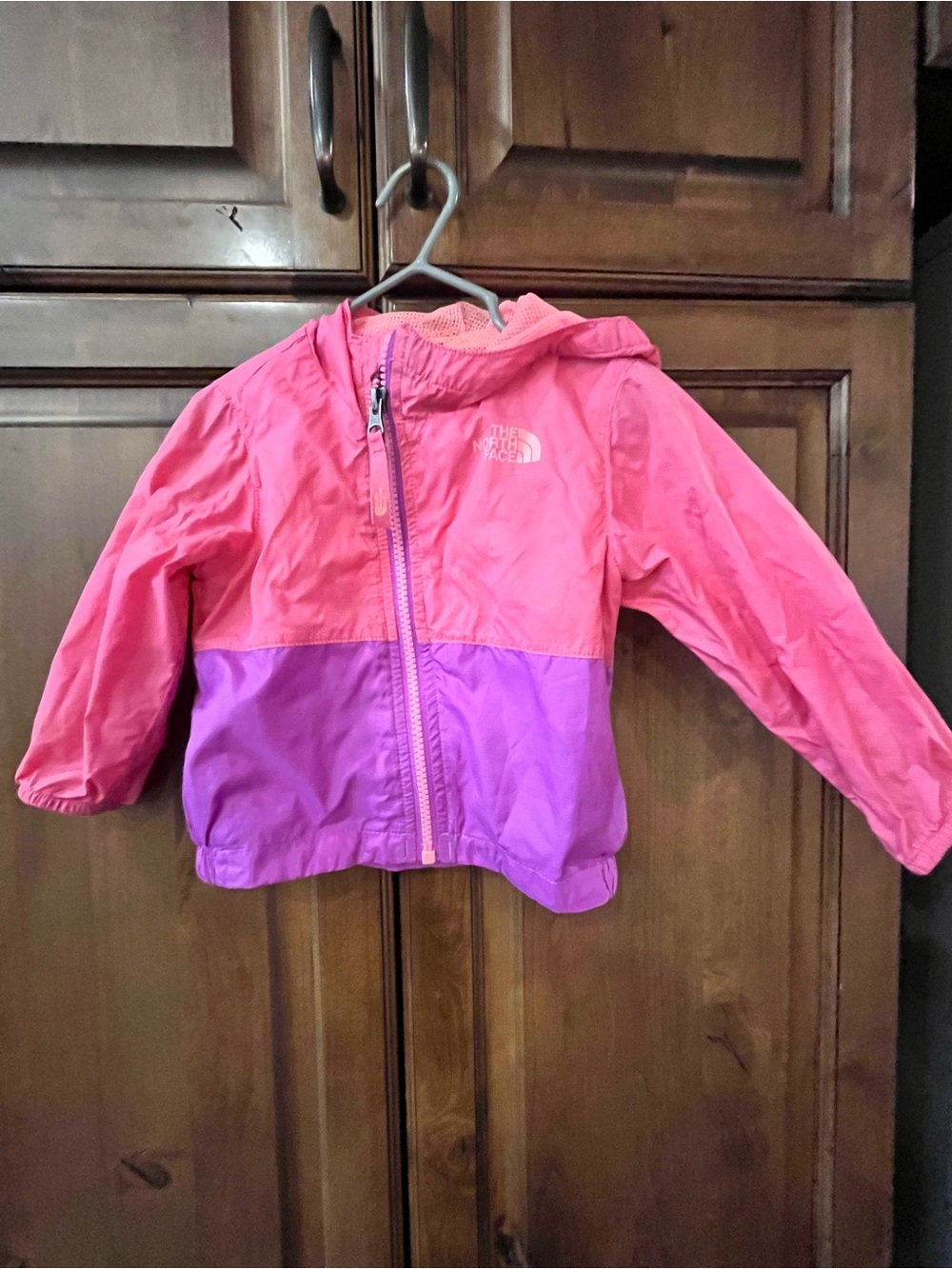 The North Face Infant Pink Mesh-Lined One-Piece